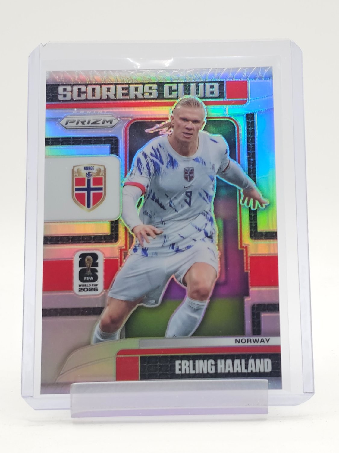 ERLING HAALAND 2026 PANINI PRIZM FIFA WORLD CUP SCORERS CLUB SILVER NORWAY Q4738