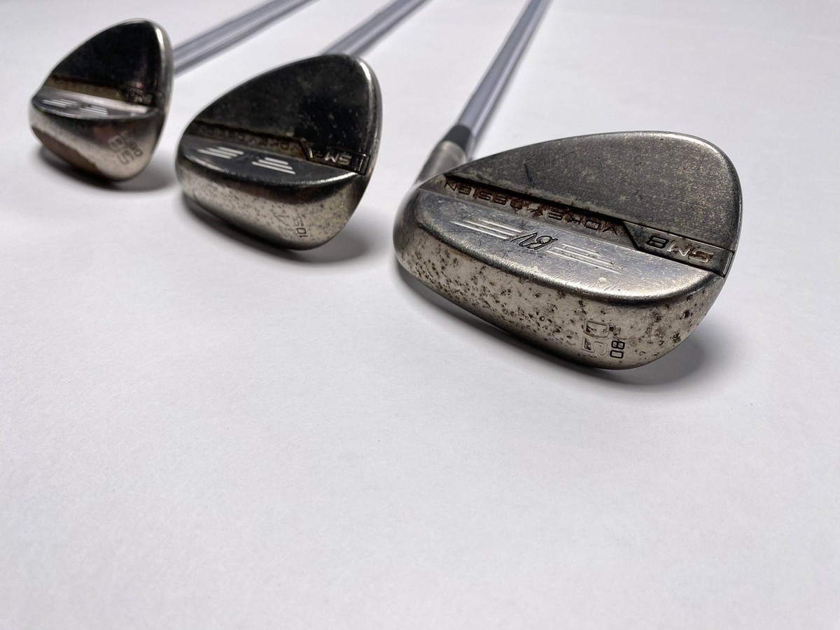 Titleist Vokey SM8 Brushed Steel Wedge Set 50* 8 | 54* 10