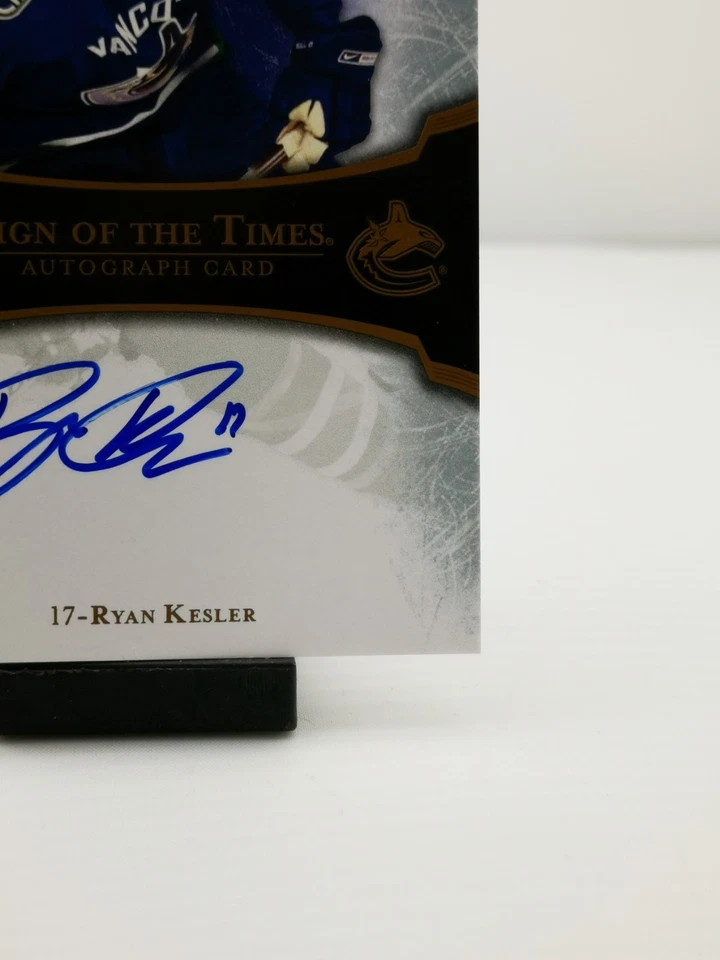 2007 Ryan Kesler SP Authentic Sign of the Times Card #ST-KE  - Image 4 of 4