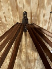 SECADORA DE MADERA VINTAGE TENDEDERO ESTANTE MONTADO EN LA PARED CON 8 BRAZOS