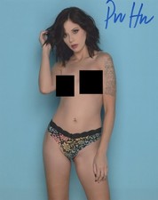 Model Paige Hoffman autographed 8x10 Photo COA