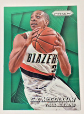 2014-15 Panini Prizm C.J. McCollum Green Prizm Portland Trail Blazers #69