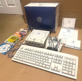 Sega Dreamcast Bundle Console Controller RARE Keyboard Boxed
