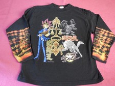 DK6 Vtg 1996 Yugioh Long Sleeve T Shirt Tie Dye Youth Small " It's Time to Duel"