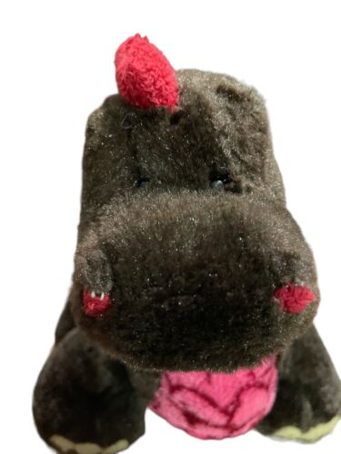 Ganz Webkinz Cocoa Dinosaur Plush Brown/Red Stuffed Animal No Code - Picture 2 of 9