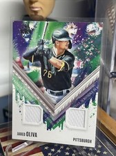 JARED OLIVA 2021 Diamond Kings Baseball #DKM-10 DUAL JERSEY Card RC Pirates