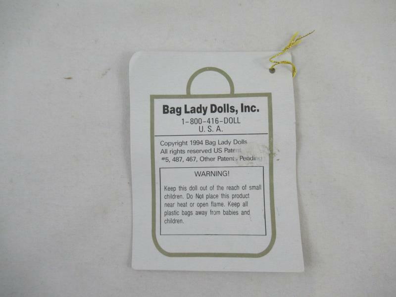 1994 Vintage Bag Lady Dolls Sarah Wife Of Abraham Rare Porcelain Cloth