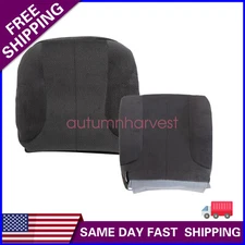 Fits Dodge Ram 1500 2500 3500 2003-05 Driver Bottom &  Back Seat Cover Dark Gray