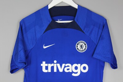 CHELSEA LONDON 2022 2023 TRAINING JERSEY SHIRT TRIVAGO NIKE SIZE S