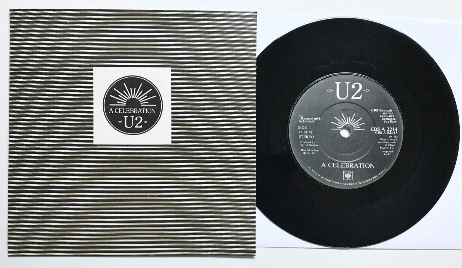 U2: Celebration (Vinyl 7" Single) NM