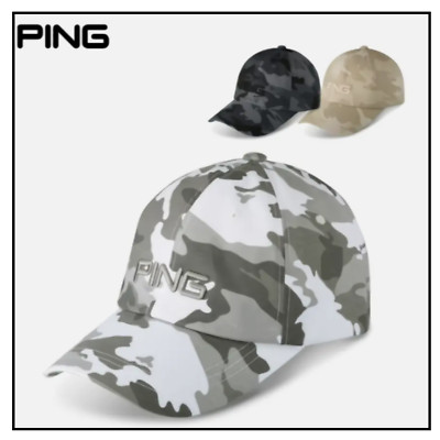 PING PHX AZ Stitched Patch Logo Women\'s Camo Golf Strapback Hat Ping MultiCam Mesh Golf Hat - Carl main image 4