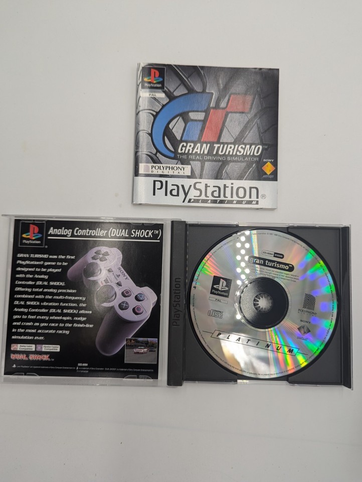 GRAN TURISMO SONY PS1 PROMO PRESS EN VERSION PAL