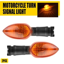 2x Motorcycle Turn Signals Blinker Light Amber For Lamp Yamaha YZF R15 2015-2024