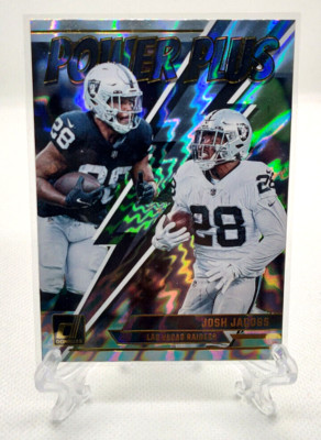 Josh Jacobs 2023 Panini Donruss POWER PLUS Holofoil SP # PP-3 Raiders RB Packers