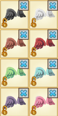 Animal Jam Classic AJ AJC Non-Glossy Cupid Wings 9-Item Bundle - Foto 6