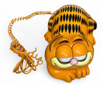 Vintage Garfield Telephone Tyco Phone Landline 1981 Model 1207 Great Condition