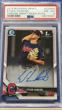 Ethan Hankins - 2018 Bowman Chrome Draft Autograph  PSA 8 