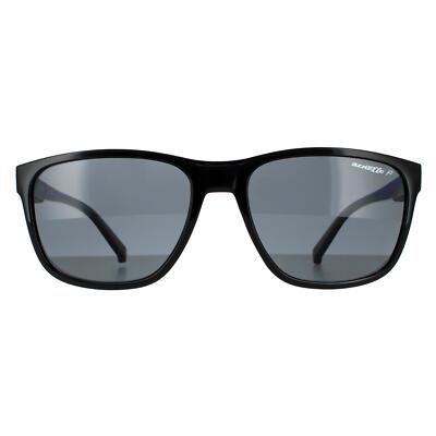 Arnette Sonnenbrille Urca AN4257 41/81 Glänzend Schwarz Dunkel Grau Polarisiert