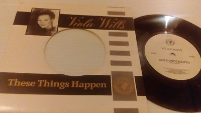 These Things Happen Viola Wills UK 7'' vinyl single record LEFT23 