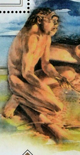 Prehistoric Humans Homo Neanderthalensis Homo Erectus S/S MNH #6857 / Bl.1204 - Picture 3 of 12