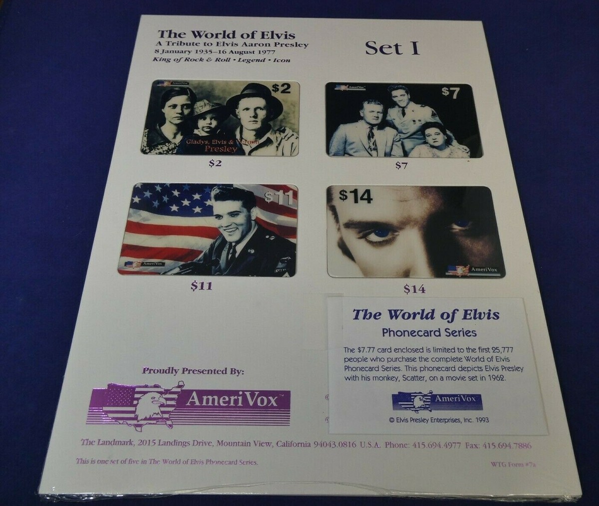 エルヴィス プレスリー　フォンカード エルヴィス プレスリー フォンカード Elvis Presley Collectible