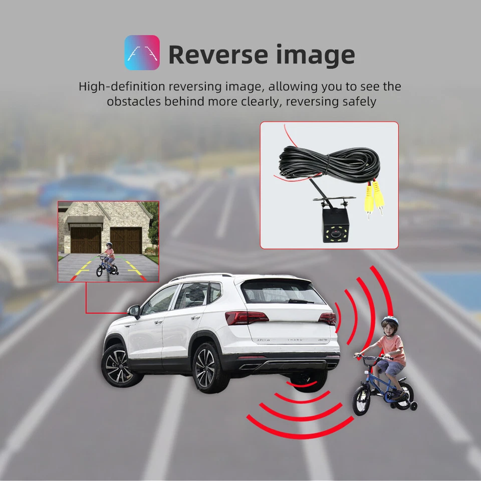 7" Apple CarPlay Android auto Head Unit Cam BT Car Radio For Kia Rio 2005-2011 - Imagem 4 de 4