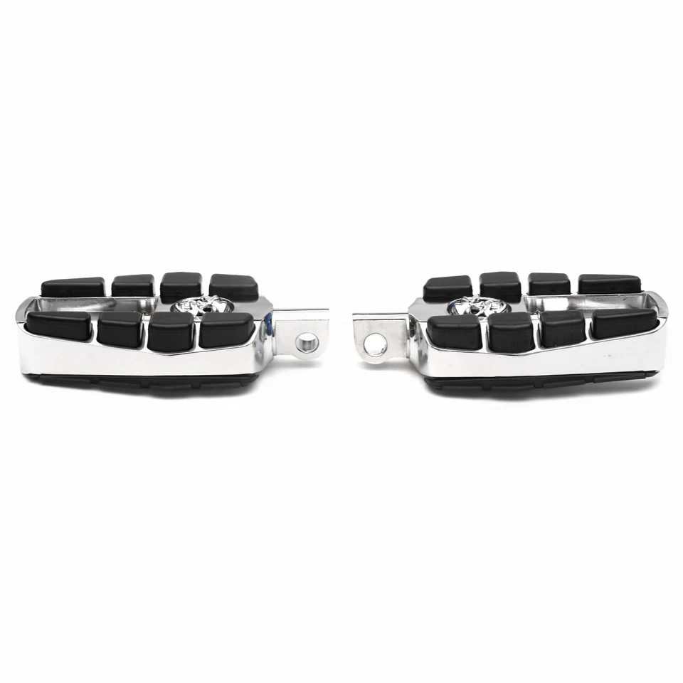 Clavijas de pie ajustables cromadas para Harley Davidson VRSCA VRSCA V-Rod 2002-2006 Foto 3 de 4