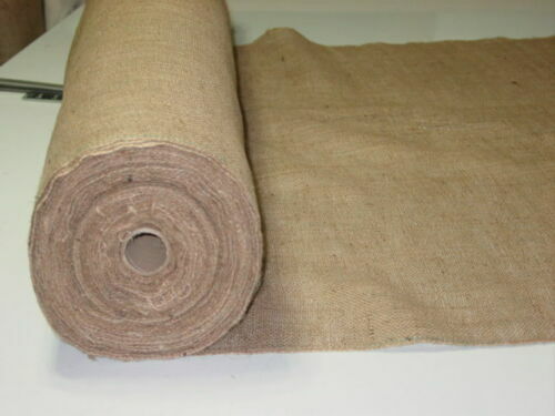 Colored Red Burlap 10.5 W X 12 Foot Roll Christmas Heavy Fabric 10 Oz NEW