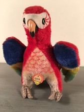 PUTZIG: GROSSER STEIFF PAPAGEI- ARA - LORA - LADENNEU