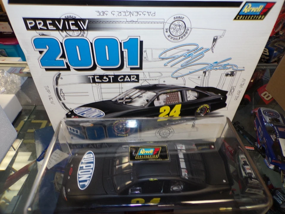 Jeff Gordon #24 Anteprima 2001 Chevrolet Test Auto Pressofuso Revell 1:24 W/ - Immagine 4 di 4