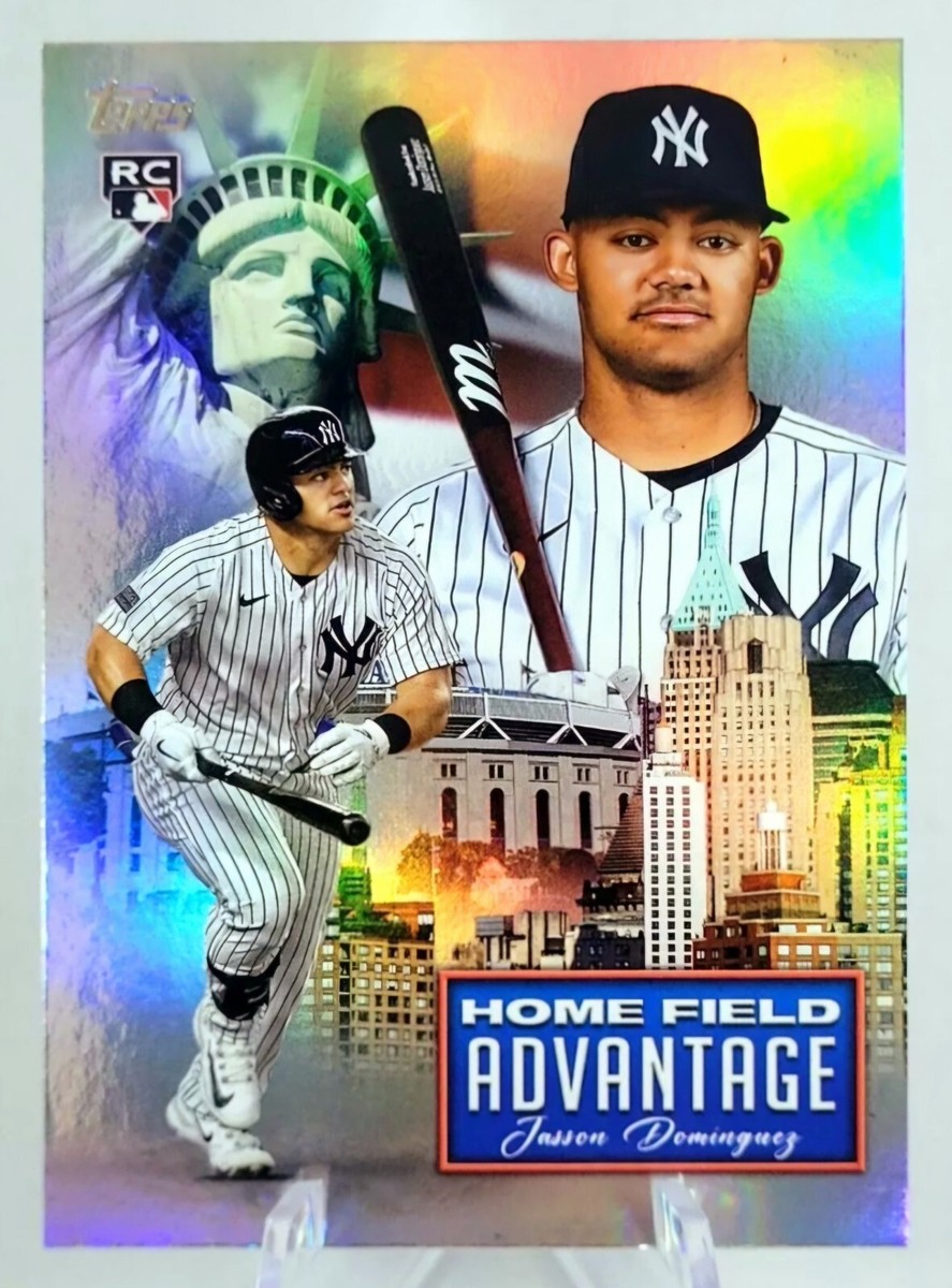 Topps series2 アクーニャ HOME FIELD ADVANTAGE 2024 Topps Series 2 Jasson Dominguez Home Field Advantage RC