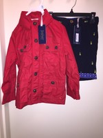 Baker By Ted Baker Boys' Jacket pure Red & Shorts Rich Navy/pineapple 5y Baker By Ted Baker Boys' Jacket pure Red & Shorts Rich Navy/pineapple 5y