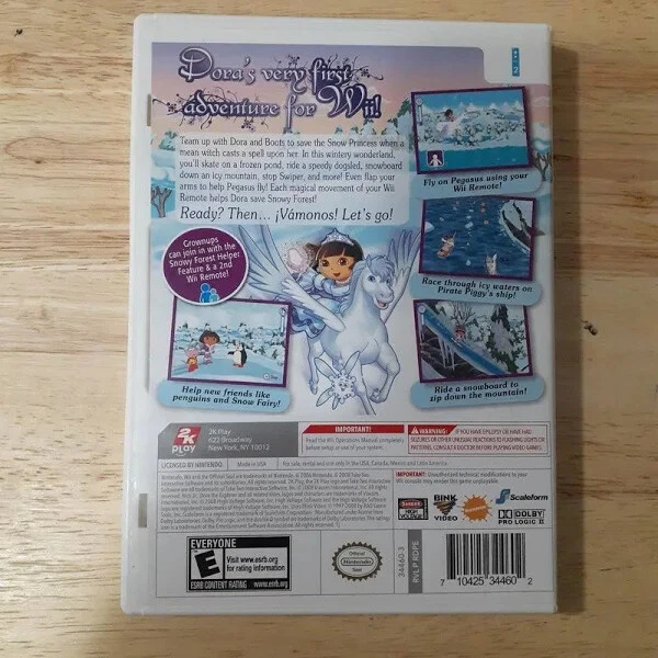 Wii Dora the Explorer: Dora Saves the Snow Princess Juego Multijugador, Aventura Foto 2 de 2