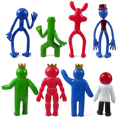 Toysvill 8Pcs Rainbow Friends Action Figures / Cake toppers, Fast