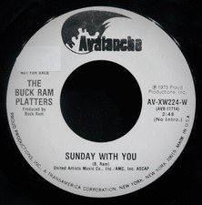 THE BUCK RAM PLATTERS~Sunday With You ✦ Funk & Soul DJ 45~AVALANCHE #AV-XW224-W