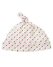 GYMBOREE BRAND NEW BABY PINDOT KNOTTED BEANIE HAT Preemies 0 3 6 NWT