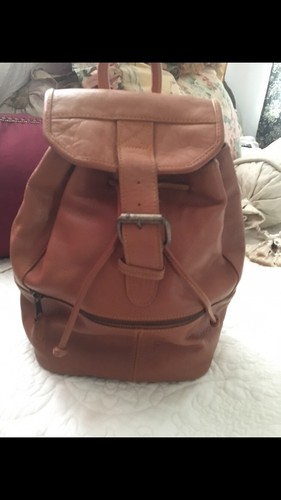 marlboro leather backpack