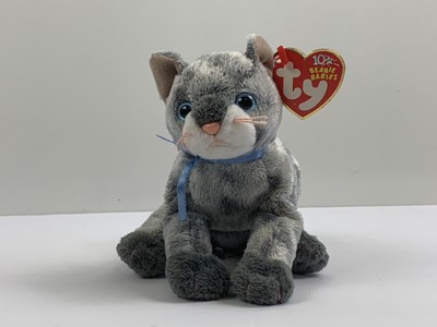 grey beanie baby cat