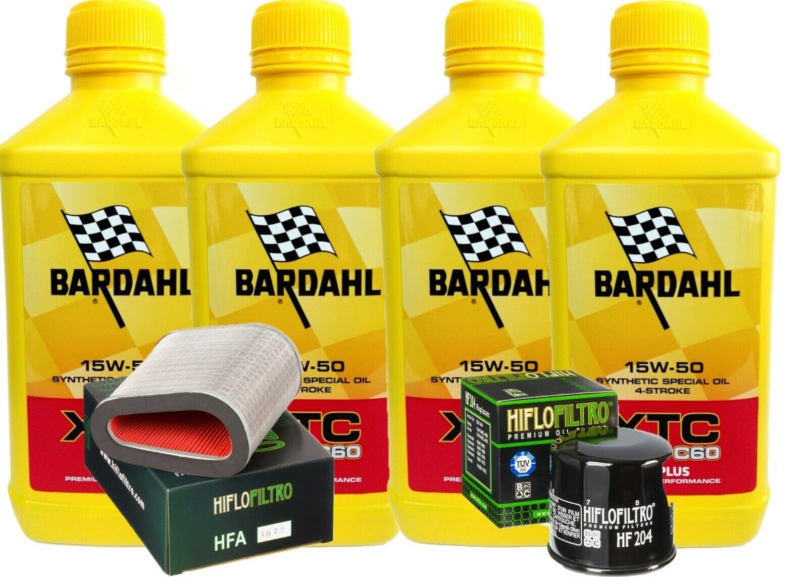 Kit Inspección Honda CBF 1000 2006 2010 Aceite Bardahl 15W50 Filtro de Y 1