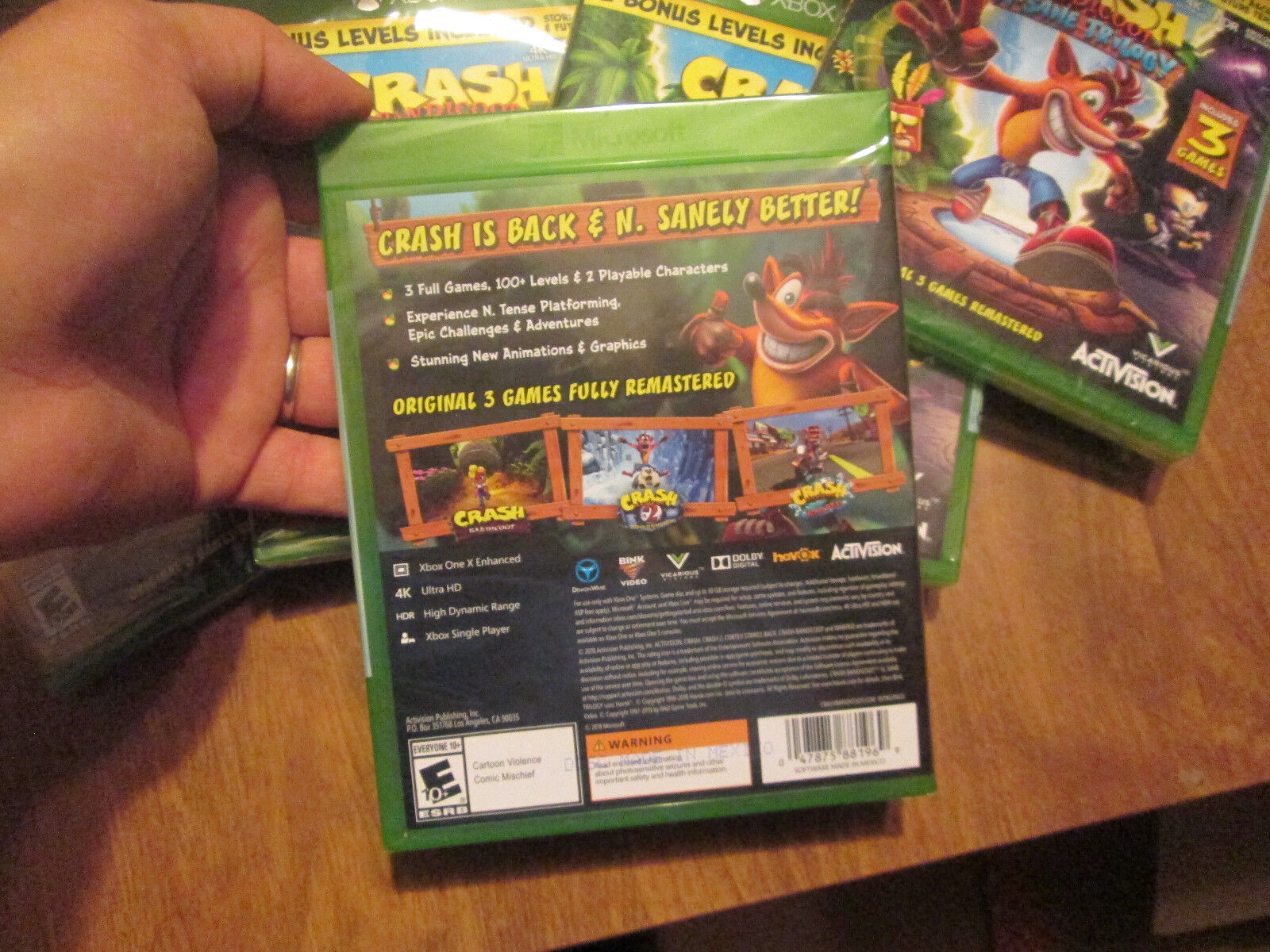 Jogo Crash Bandicoot N. Sane Trilogy - Xbox One Seminovo - Sl Shop