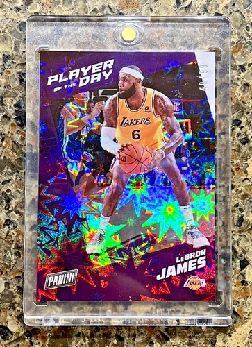 LeBron James 2021-22 Panini Player of the Day KABOOM #'d 49/99 RARE SSP Lakers