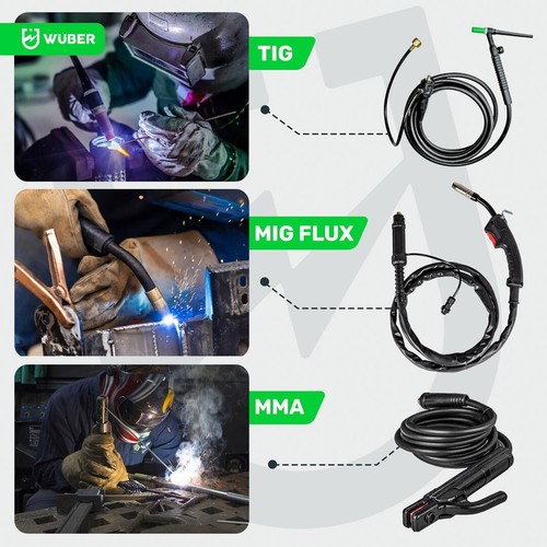 MIG MAG MMA TIG Welder 200A Gasless Multi-Function Welding Synergy Machine - Picture 10 of 19