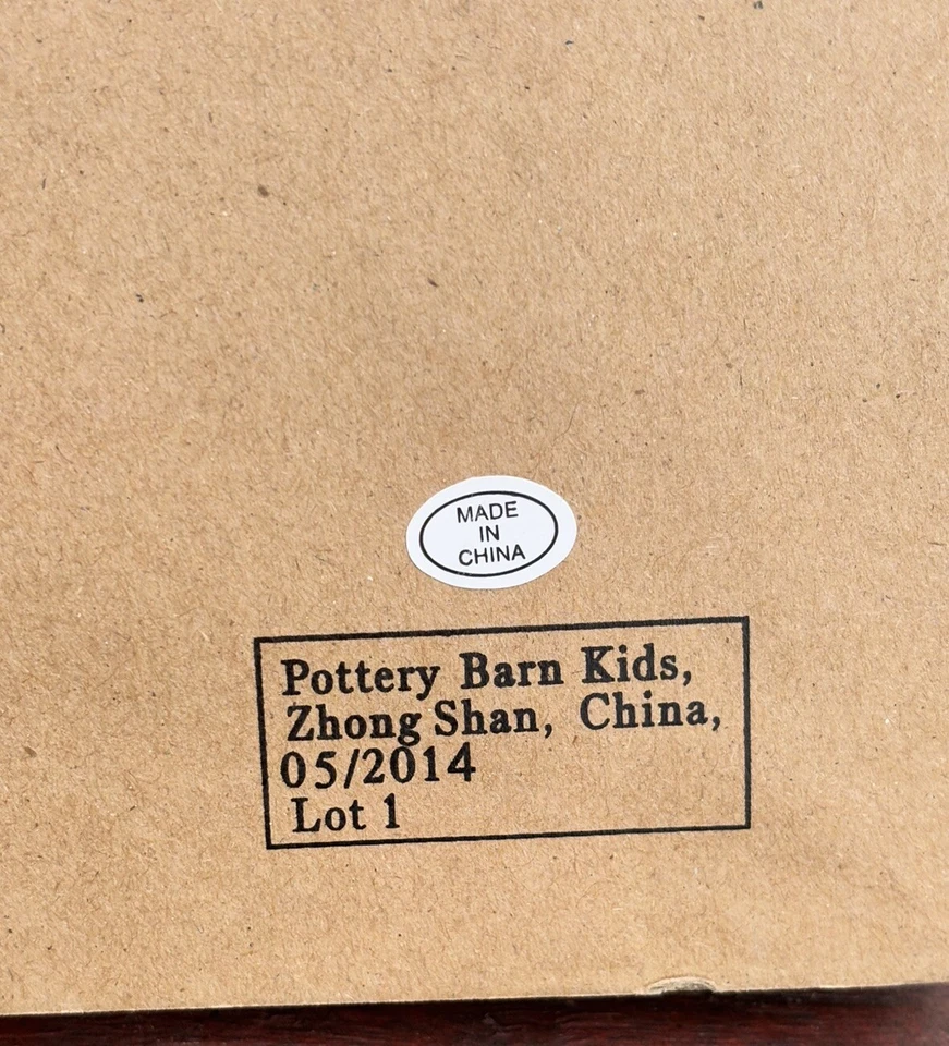 8 X 10 Cerámica Granero Niños Dálmata Perro Impresión Dibujo Gris Madera Enmarcado Guardería Foto 3 de 4