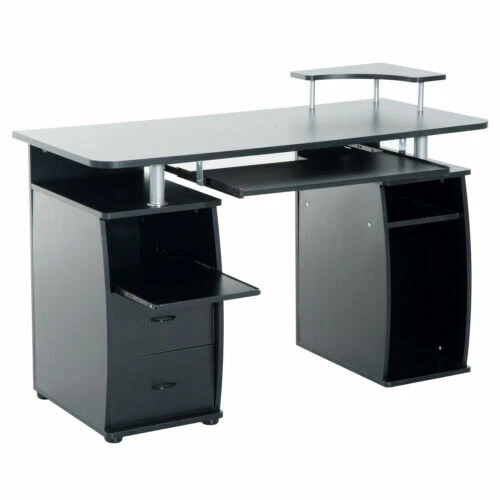 Scrivanie e mobili porta PC neri per la casa