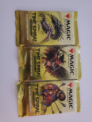 Magic The Gathering MTG Time Spiral Remastered Booster Packs 3x Sealed English