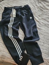 Women Adidas 3 Stripe Joggers Size Large