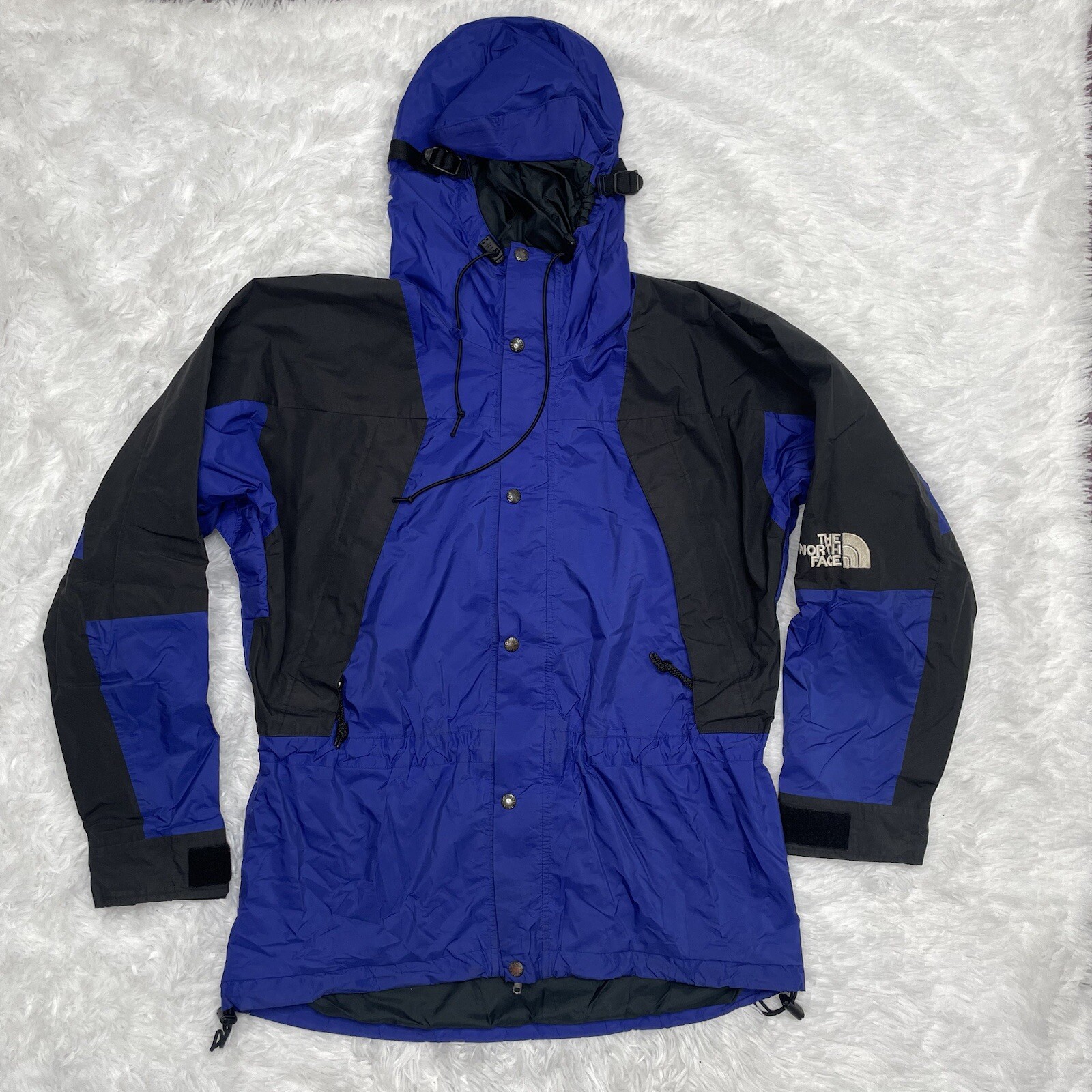 Vintage 90s The North Face Gore-Tex Mountain Light Ski Jacket Blue Mens Medium