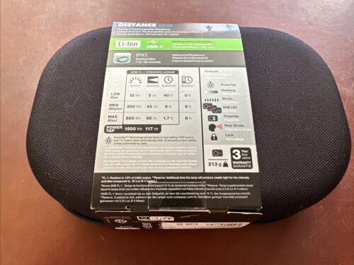 New Black Diamond Distance 1500 Lumens Headlamp Octane - SEALED - Picture 3 of 3