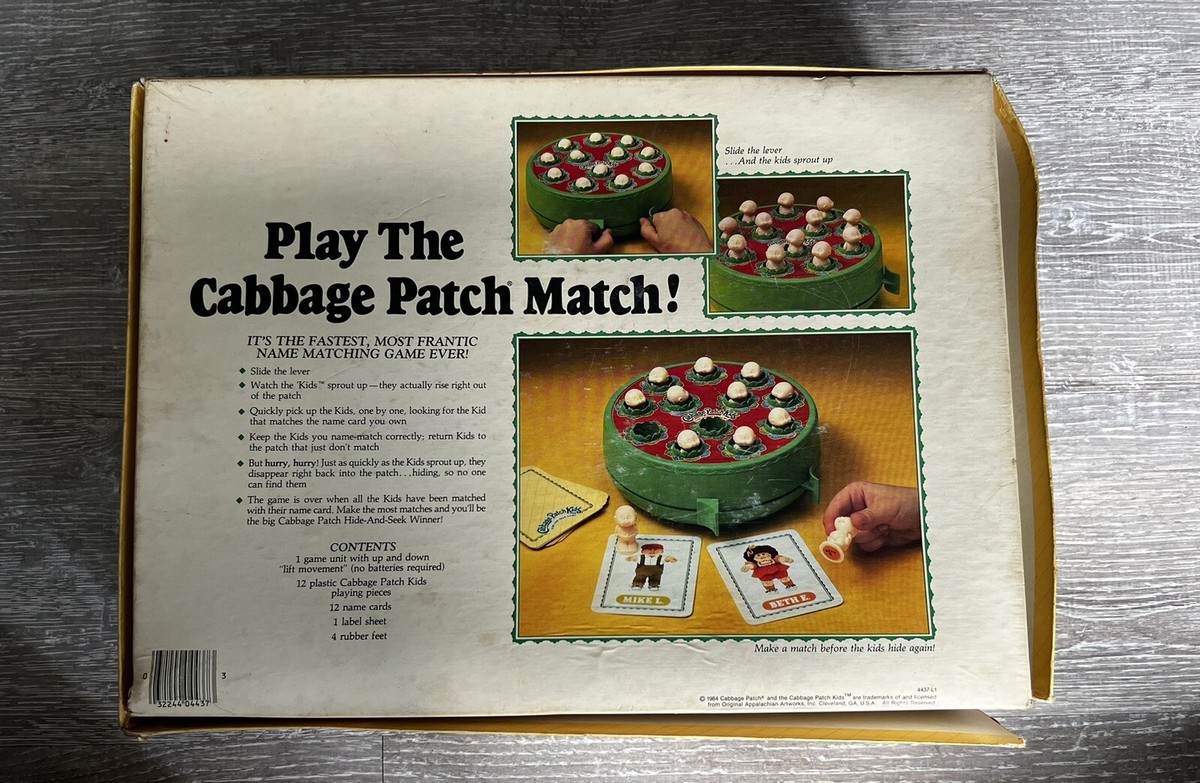 CABBAGE PATCH KIDS HIDE AND SEEK GAME 1984 | eBay