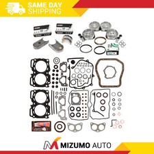 Full Gasket Set Pistons Bearings Fit 99-03 Subaru Legacy Impreza 2.5 Ej25 Sohc